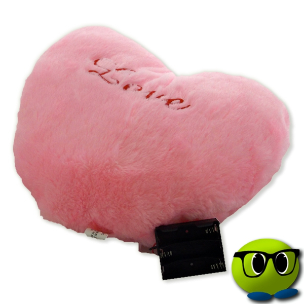 Coussin Lumineux Rose En Forme De Coeur - Mrbulle 7 Coussin Lumineux Rose En Forme De Coeur - Mrbulle – Image 5