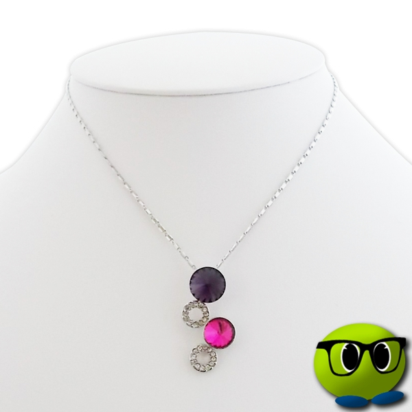 Pendantifs En Cercles De Strass Et Faux Diamants - Mrbulle 4 Pendantifs En Cercles De Strass Et Faux Diamants - Mrbulle – Image 2