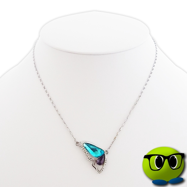 Collier Pendentif En Paillon Et Fausses Pierres - Mrbulle 4 Collier Pendentif En Paillon Et Fausses Pierres - Mrbulle – Image 2