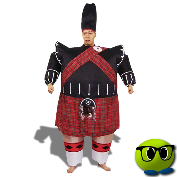 Costume Fun écossais Gonflable Pour Soirée à Thème - Mrbulle 3 Costume Fun écossais Gonflable Pour Soirée à Thème - Mrbulle