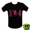 T-shirt DJ Lumineux Rose Pour Fille - Mrbulle