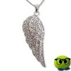 Collier Aile D'ange Strass Pour Toutes Les Dames - Mrbulle -Magasin De Décoration 5511 photo