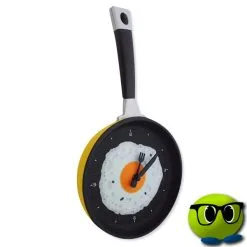 Horloge Murale Insolite Ayant La Forme D'un Oeuf Sur Le Plat - Mrbulle