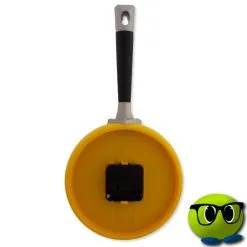 Horloge Murale Insolite Ayant La Forme D'un Oeuf Sur Le Plat - Mrbulle -Magasin De Décoration 5615 photo