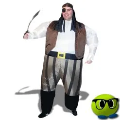 Costume De Pirate Beige Gonflable Pour Soirée à Thème - Mrbulle