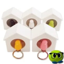 Range-clés 2 En 1 Oiseau Dans Cabanon - Mrbulle -Magasin De Décoration 5843 photo