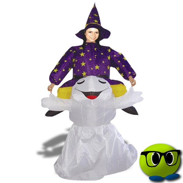 Costume De Sorcière à Dos De Fantôme Gonflable Pour Halloween - Mrbulle 2 Costume De Sorcière à Dos De Fantôme Gonflable Pour Halloween - Mrbulle