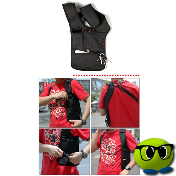 Sacoche En Forme De Gilet Multi-poche - Mrbulle 3 Sacoche En Forme De Gilet Multi-poche - Mrbulle – Image 2