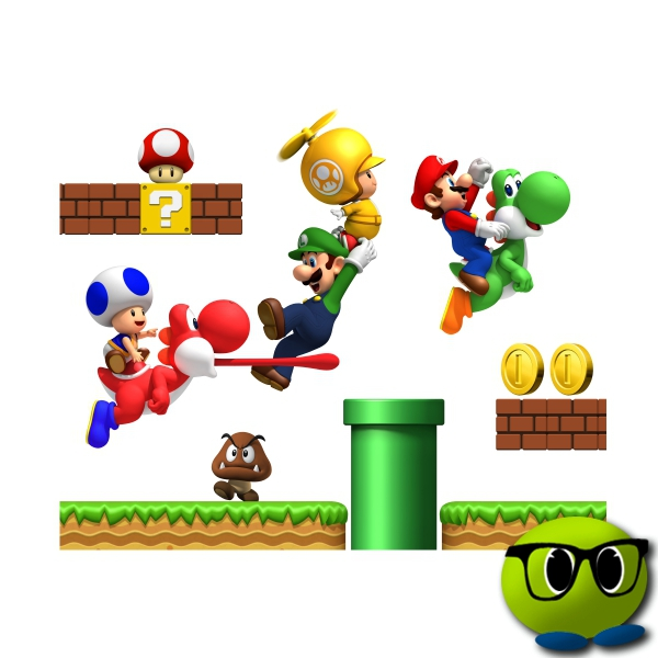 Fresque Murale à Coller Super Mario - Mrbulle 3 Fresque Murale à Coller Super Mario - Mrbulle