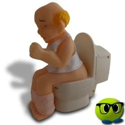 Bonhomme Hilarant Détecteur De Bruit Pour Les Toilettes - Mrbulle