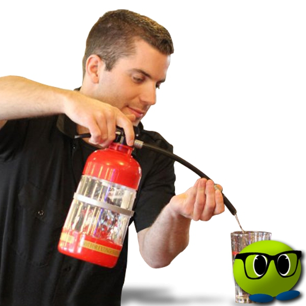 Distributeur De Boisson En Forme D'extincteur - Mrbulle 4 Distributeur De Boisson En Forme D'extincteur - Mrbulle – Image 2