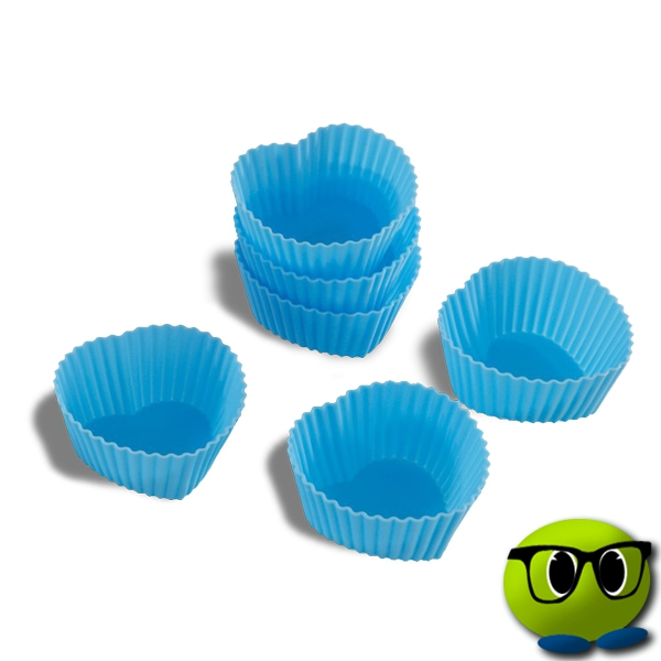 Lot De 6 Moules Pour Muffins En Forme De Cœurs - Mrbulle 4 Lot De 6 Moules Pour Muffins En Forme De Cœurs - Mrbulle – Image 2
