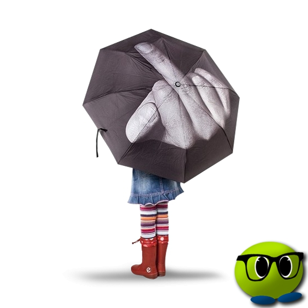 Parapluie à Doigt D'honneur - Mrbulle 3 Parapluie à Doigt D'honneur - Mrbulle