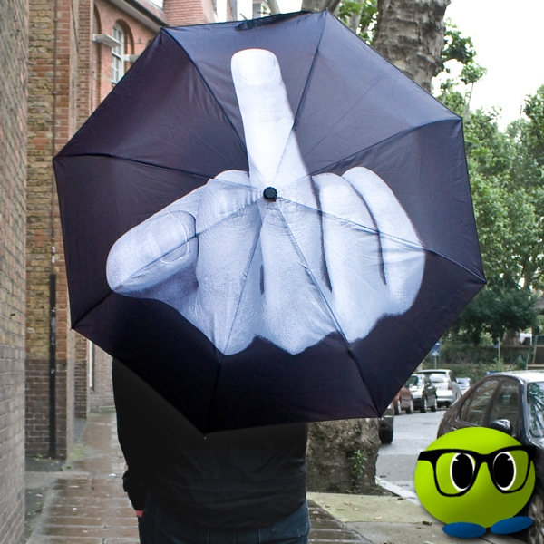 Parapluie à Doigt D'honneur - Mrbulle 4 Parapluie à Doigt D'honneur - Mrbulle – Image 2