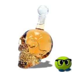 Bouteille Tête De Mort Pour Boissons Alcooliques - Mrbulle