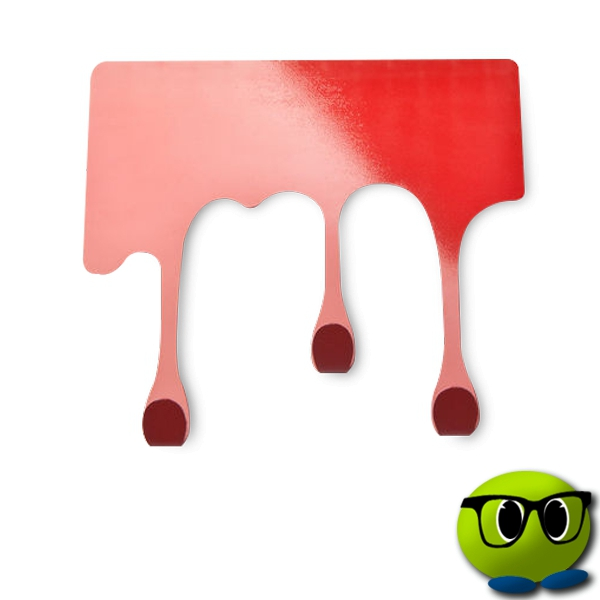 Porte-manteau En Forme De Peinture En Train De Couler - Mrbulle 4 Porte-manteau En Forme De Peinture En Train De Couler - Mrbulle – Image 2