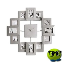 Montre Murale En Plusieurs Cadres Photos - Mrbulle