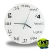 Montre Murale Avec Symboles Scientifiques Pour Chiffres - Mrbulle -Magasin De Décoration 6590 photo