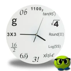 Montre Murale Avec Symboles Scientifiques Pour Chiffres - Mrbulle