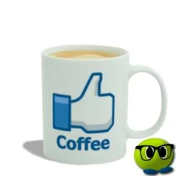 Tasse Avec Le J'aime De Facebook - Mrbulle
