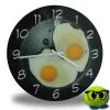 Montre Murale En Forme D'oeuf Sur Le Plat - Mrbulle -Magasin De Décoration 6595 photo