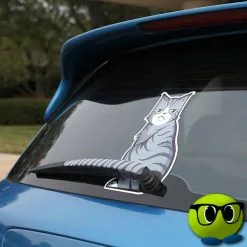 Stickers En Forme De Chat Pour Pare-brise - Mrbulle -Magasin De Décoration 6605 photo