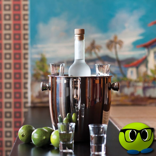 Seau Pour Rafraichir Bouteille Avec 6 Verres - Mrbulle 4 Seau Pour Rafraichir Bouteille Avec 6 Verres - Mrbulle – Image 2