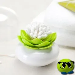 Rangement Pour Coton-tige En Forme De Fleur De Lotus - Mrbulle
