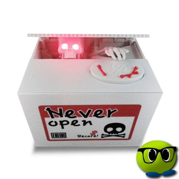 Tirelire Avec Figurine En Forme De Squelette Pour Ranger Pièces - Mrbulle 4 Tirelire Avec Figurine En Forme De Squelette Pour Ranger Pièces - Mrbulle – Image 2