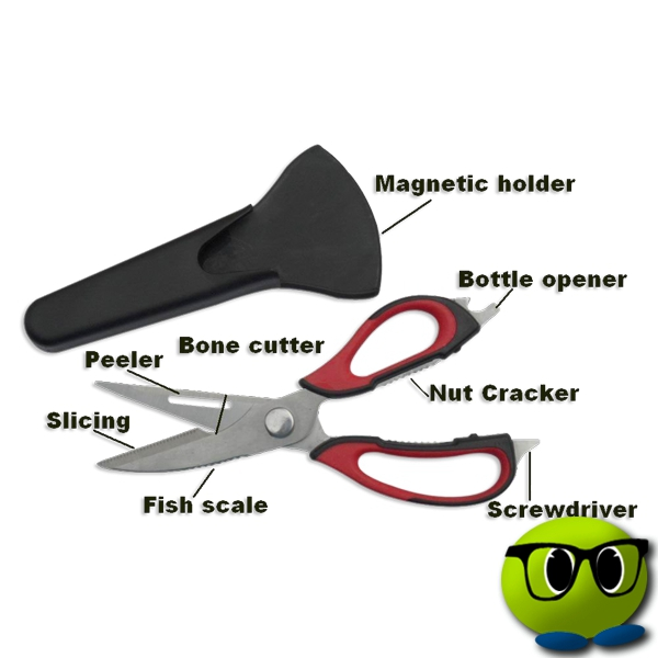 Ciseaux De Cuisine Multifonction - Mrbulle 4 Ciseaux De Cuisine Multifonction - Mrbulle – Image 2