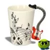 Tasse Anse Guitare électrique Rouge - Mrbulle