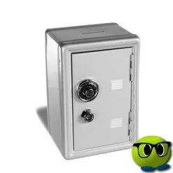 Tirelire Petit Coffre-fort Metal Vault - Mrbulle -Magasin De Décoration 7018 photo