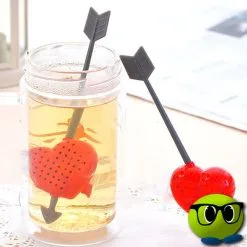Infuseur De Thé En Forme De Coeur Traversé D'une Flèche - Mrbulle -Magasin De Décoration 7051 photo