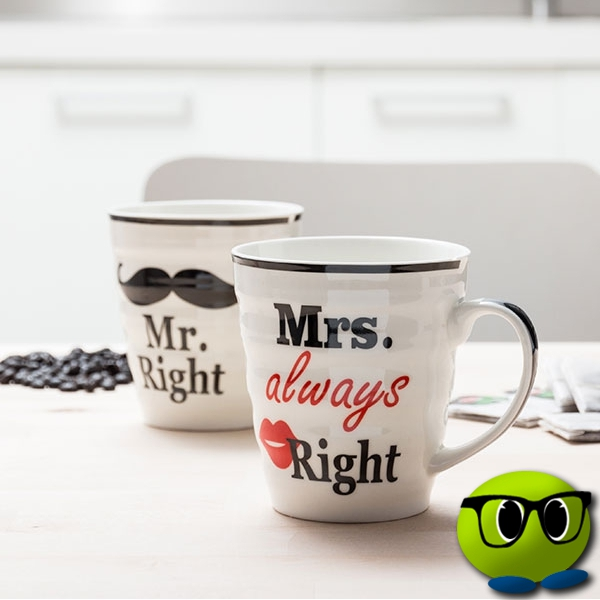 Duo De Tasses Monsieur Et Madame Right - Mrbulle 3 Duo De Tasses Monsieur Et Madame Right - Mrbulle
