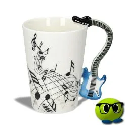 Tasse Partitions De Musique Anse Guitare électrique - Mrbulle