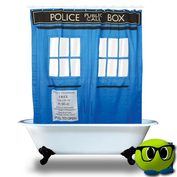 Rideau De Douche Tardis - Mrbulle 3 Rideau De Douche Tardis - Mrbulle