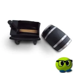 Distributeur De Cure-dents En Forme De Tonneau - Mrbulle -Magasin De Décoration 7145 photo