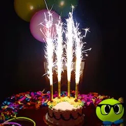 Lot De 4 Bougies Fontaine étincelantes - Mrbulle