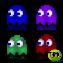 Lampe Usb Multicolore En Forme De Fantôme PacMan - Mrbulle -Magasin De Décoration 7242 photo