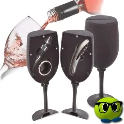 Coffret Oenologie En Forme De Verre à Vin - Mrbulle