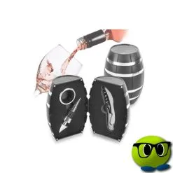 Coffret Oenologie En Forme De Tonneau à Vin - Mrbulle