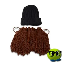 Bonnet Noir Avec Barbe Rousse - Mrbulle -Magasin De Décoration 7487 photo