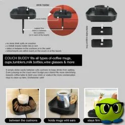 Plateau Snack Et Boissons Anti-renversement Pour Canapé - Mrbulle -Magasin De Décoration 7518 photo