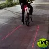 Feu Arrière LED à Projection De Piste Cyclable - Mrbulle -Magasin De Décoration 7595 photo