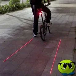 Feu Arrière LED à Projection De Piste Cyclable - Mrbulle