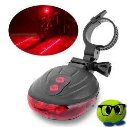 Feu Arrière LED à Projection De Piste Cyclable - Mrbulle -Magasin De Décoration 7597 photo