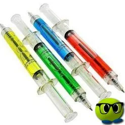 Stylo Insolite En Forme De Seringue - Mrbulle -Magasin De Décoration 7767 photo