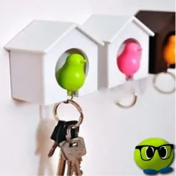 Range-clés 2 En 1 Oiseau Dans Cabanon - Mrbulle -Magasin De Décoration 7862 photo
