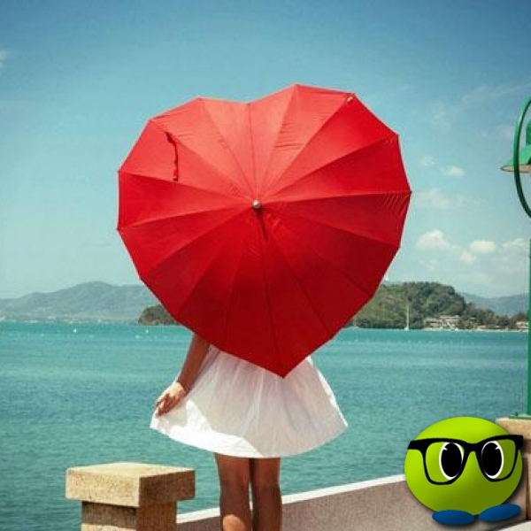 Parapluie Romantique En Forme De Coeur Rouge - Mrbulle 5 Parapluie Romantique En Forme De Coeur Rouge - Mrbulle – Image 3