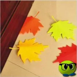 Bloc-porte Insolite En Forme De Feuille D'automne - Mrbulle -Magasin De Décoration 7902 photo